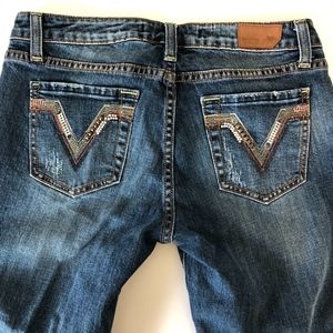 VIGOSS Collection Flare Jeans Size 5 with 32" Inseam